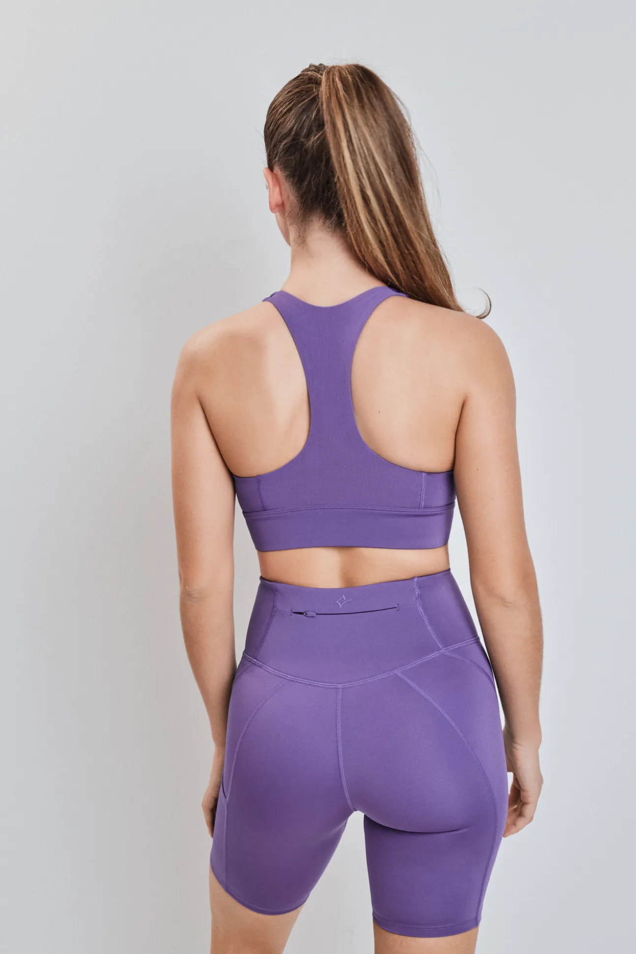 Leggings 4D STRETCH ciclista morado