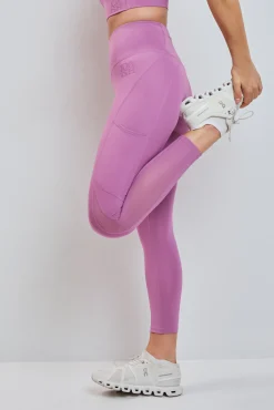 Leggings 4D STRETCH crop rosa