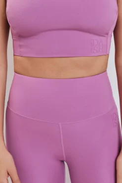 Leggings 4D STRETCH crop rosa