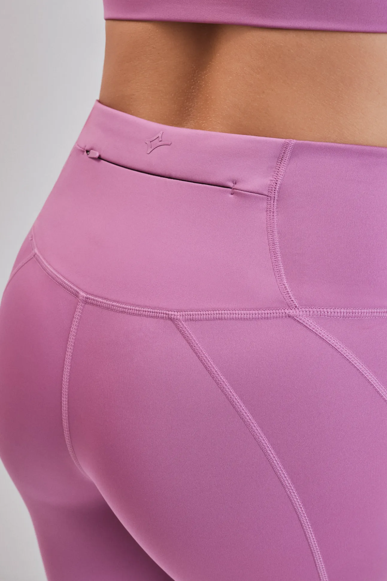 Leggings 4D STRETCH crop rosa