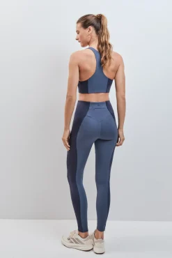 Leggings largos 4D STRETCH azul oscuro
