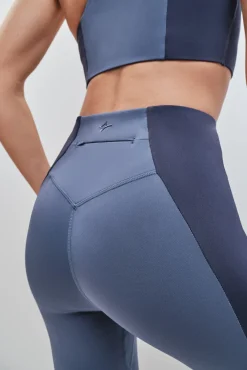 Leggings largos 4D STRETCH azul oscuro