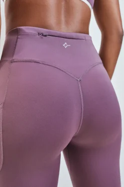 Leggings largos 4D STRETCH morado