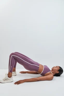Leggings largos 4D STRETCH morado