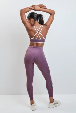 Leggings largos 4D STRETCH morado