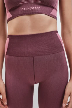 Leggings largo SEAMLESS COMFORT burgundy