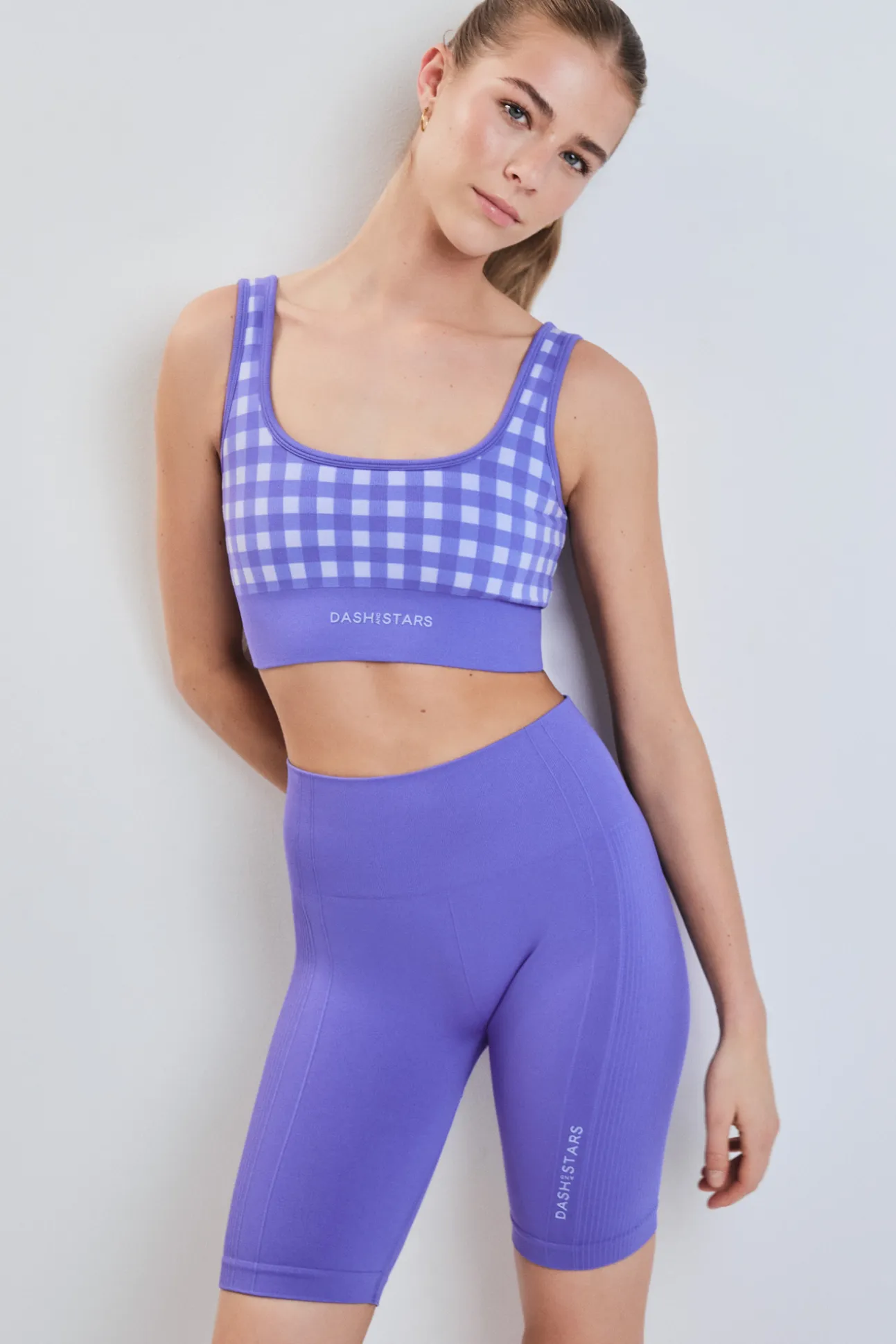 Leggings SEAMLESS COMFORT ciclista morado