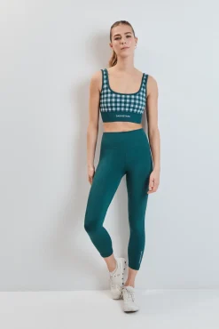 Leggings SEAMLESS COMFORT crop azul