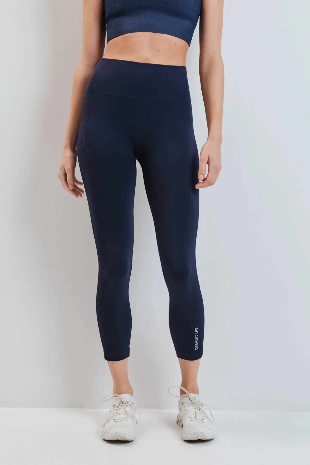 Leggings SEAMLESS COMFORT crop azul