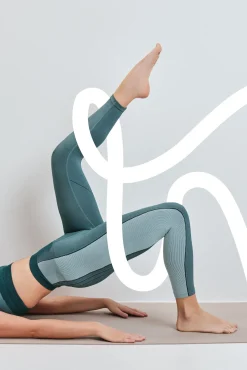 Leggings SEAMLESS COMFORT crop verde