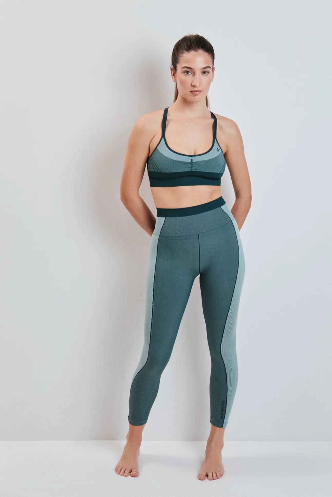 Leggings SEAMLESS COMFORT crop verde