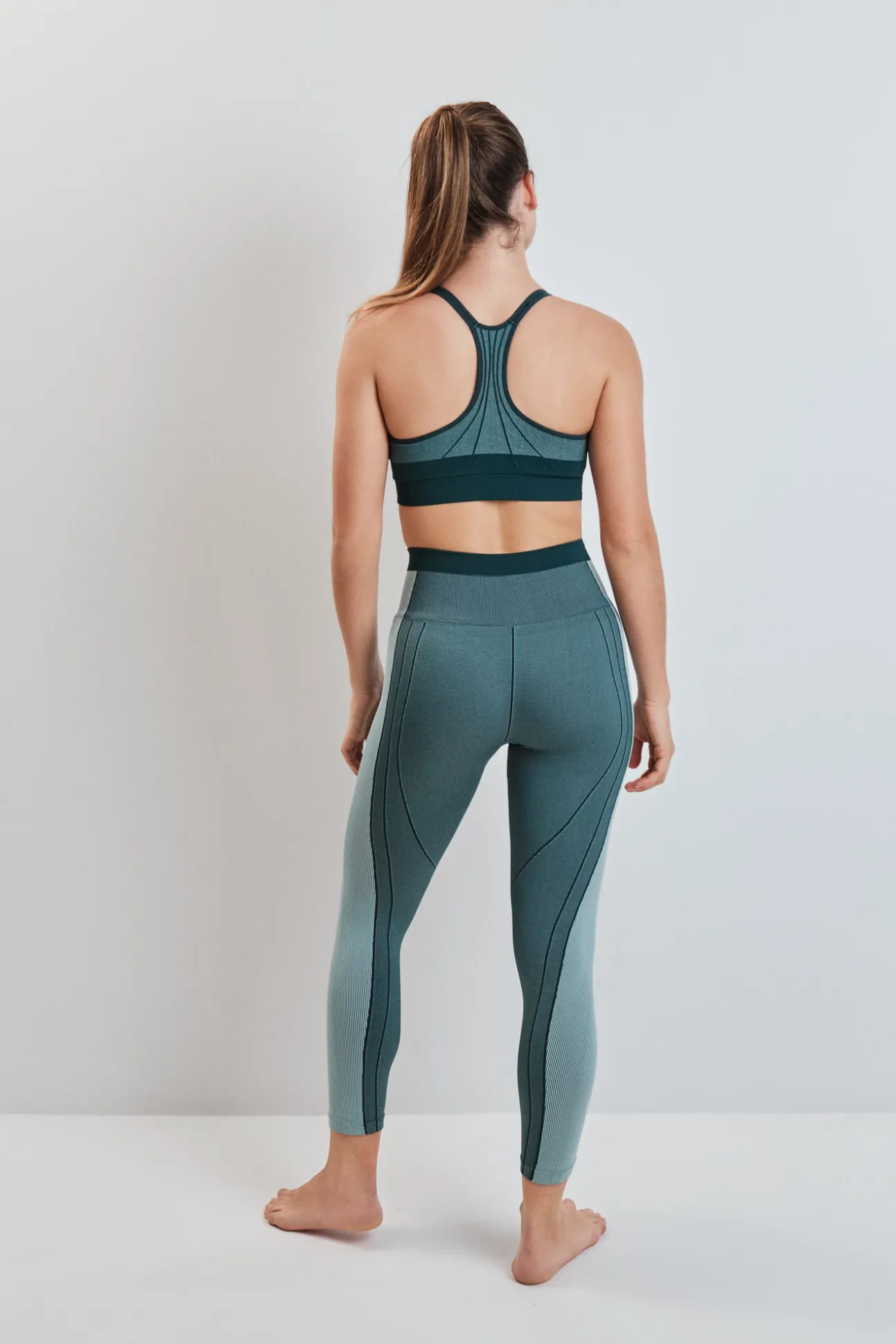 Leggings SEAMLESS COMFORT crop verde