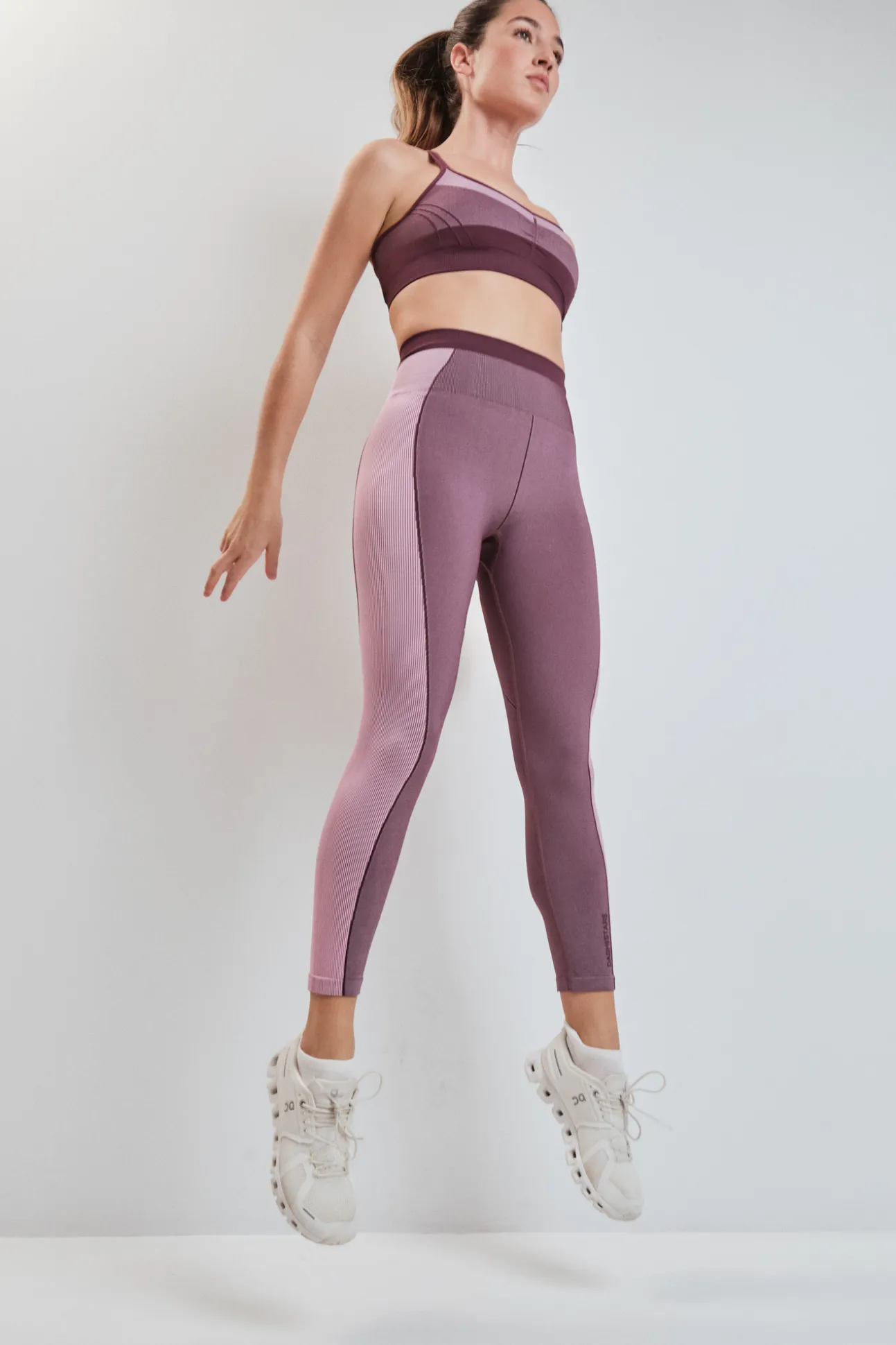 Leggings SEAMLESS COMFORT crop rosa