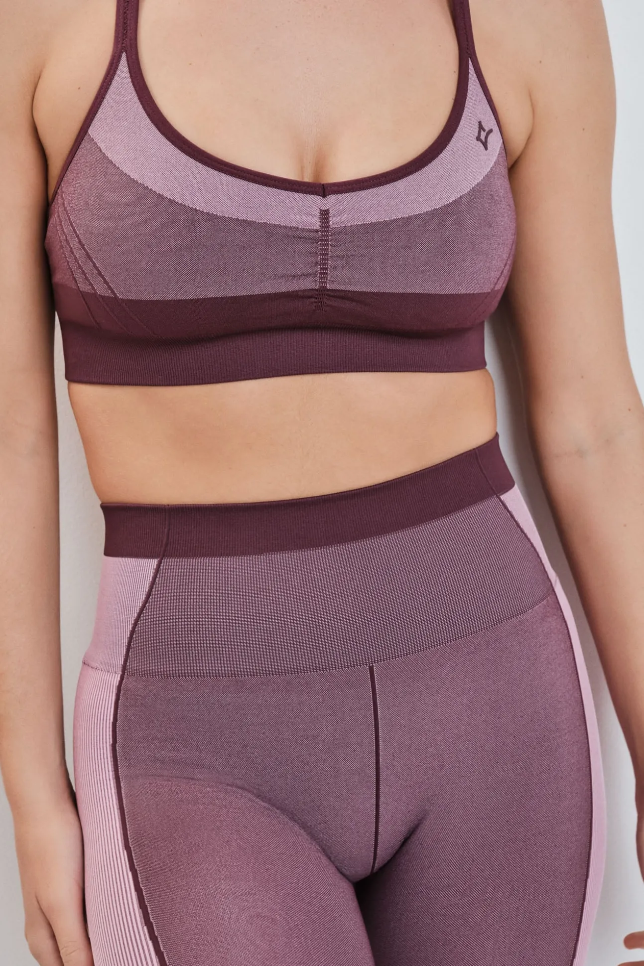 Leggings SEAMLESS COMFORT crop rosa