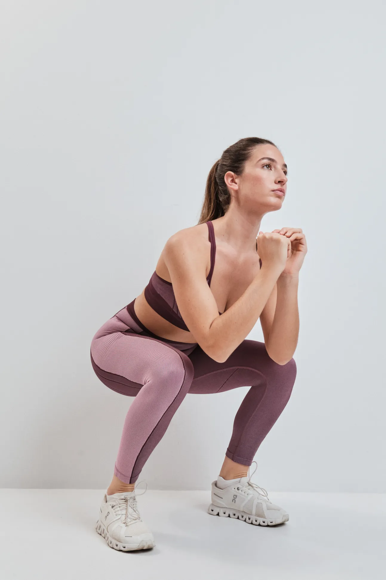 Leggings SEAMLESS COMFORT crop rosa