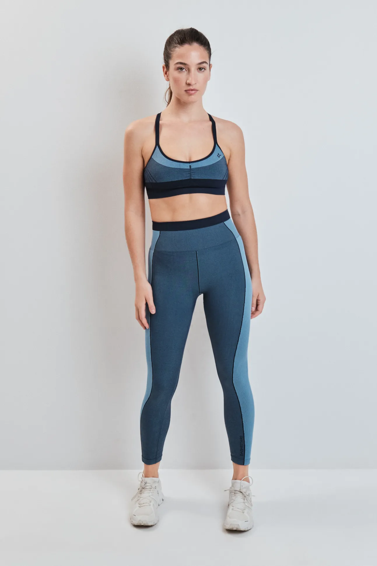 Leggings SEAMLESS COMFORT crop azul