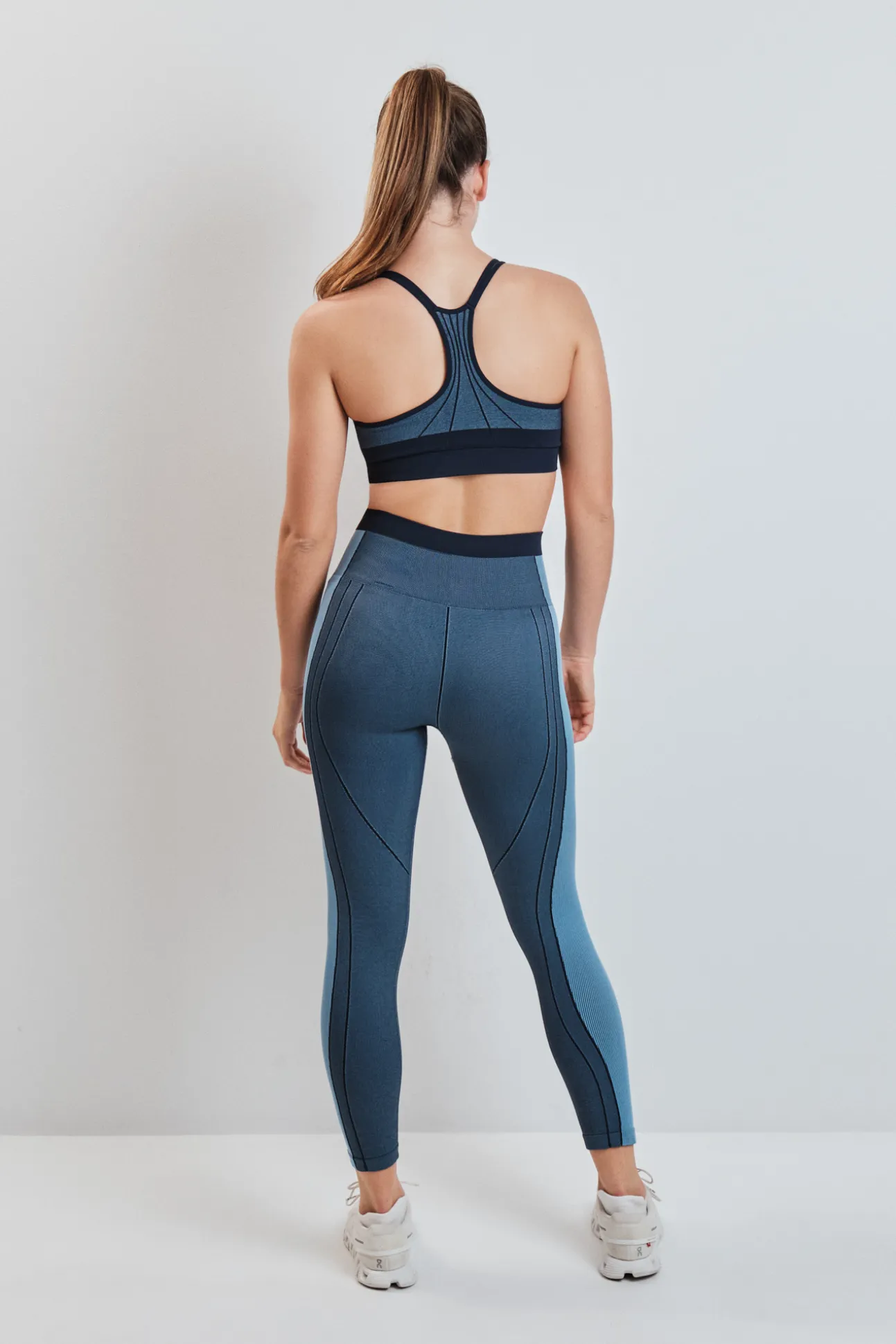 Leggings SEAMLESS COMFORT crop azul