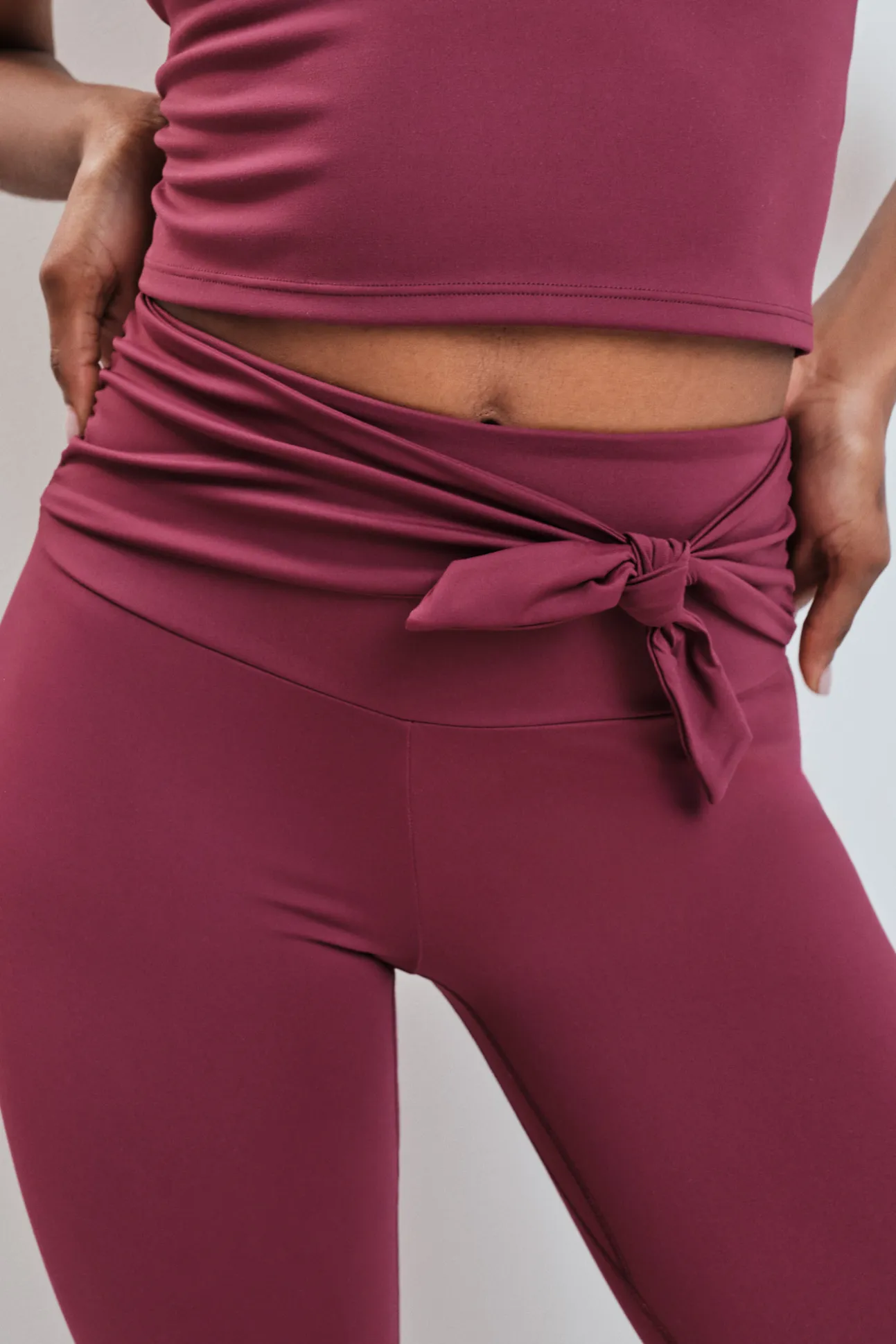 Leggings SOFT MOVE largo granate