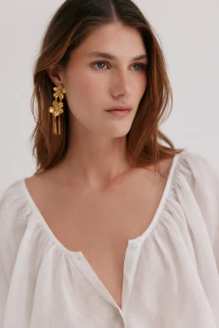 Leila. Pendientes Flor