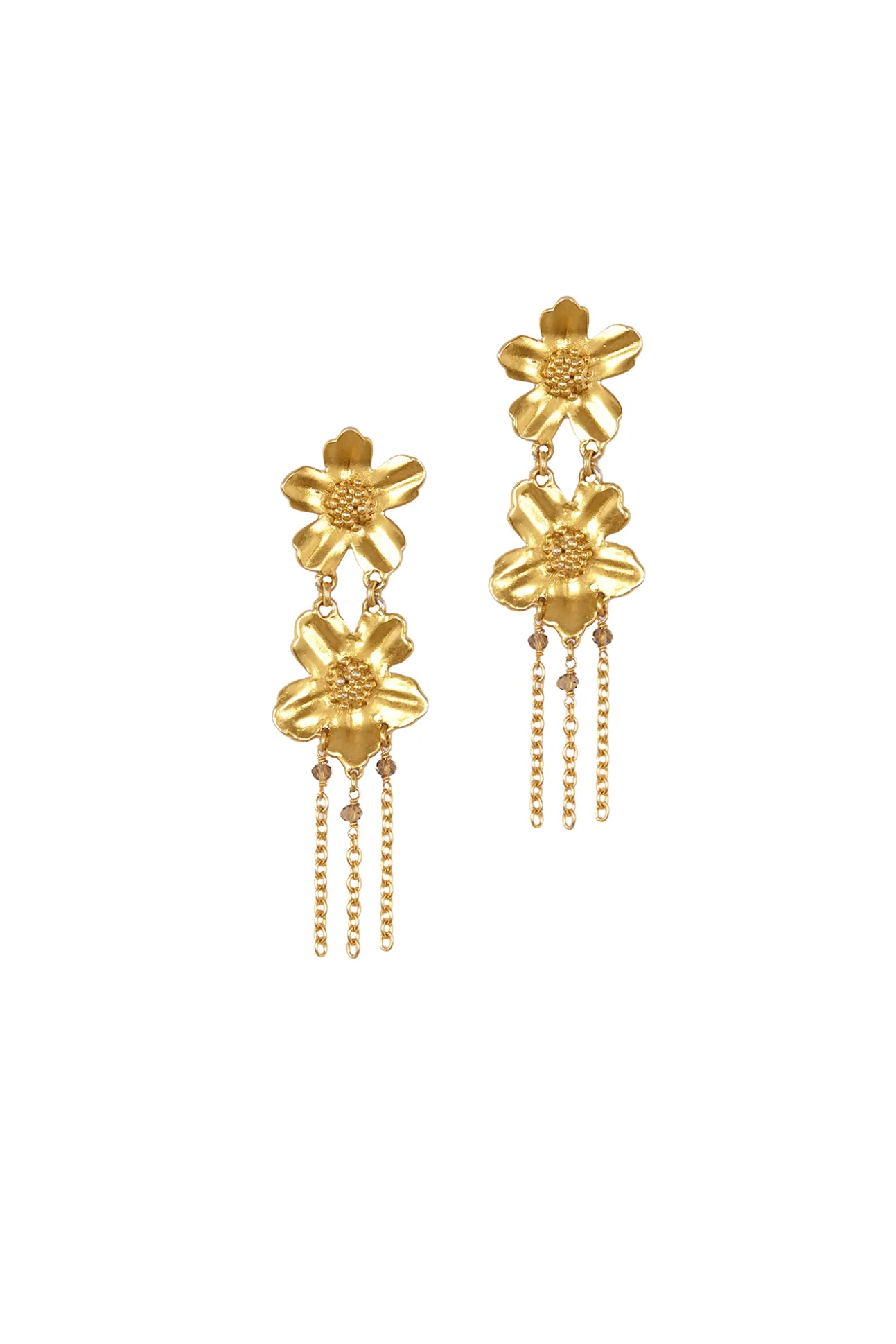 Leila. Pendientes Flor