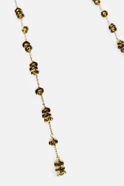 Luisa. Collar corbatero bañado en oro