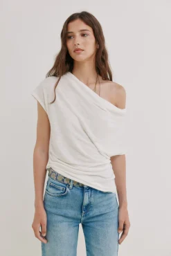 Madeline. Camiseta drapeada