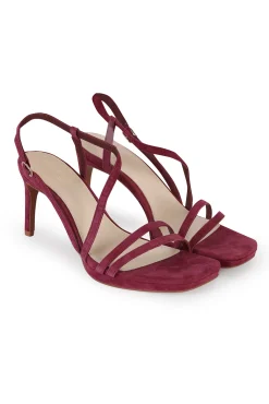 Mireia. Sandalias tacón ante