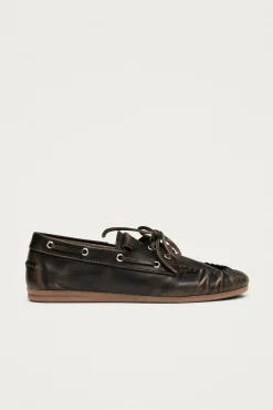 Mocasines de cuero efecto vintage Rowan