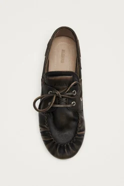 Mocasines de cuero efecto vintage Rowan