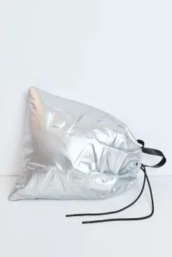 Mochila metalizada acolchada