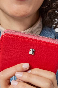 Monedero rojo New Dubai Saffiano