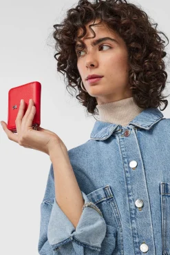 Monedero rojo New Dubai Saffiano