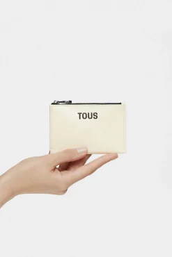 Monedero tarjetero beige New Dorp