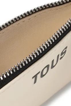 Monedero tarjetero beige New Dorp