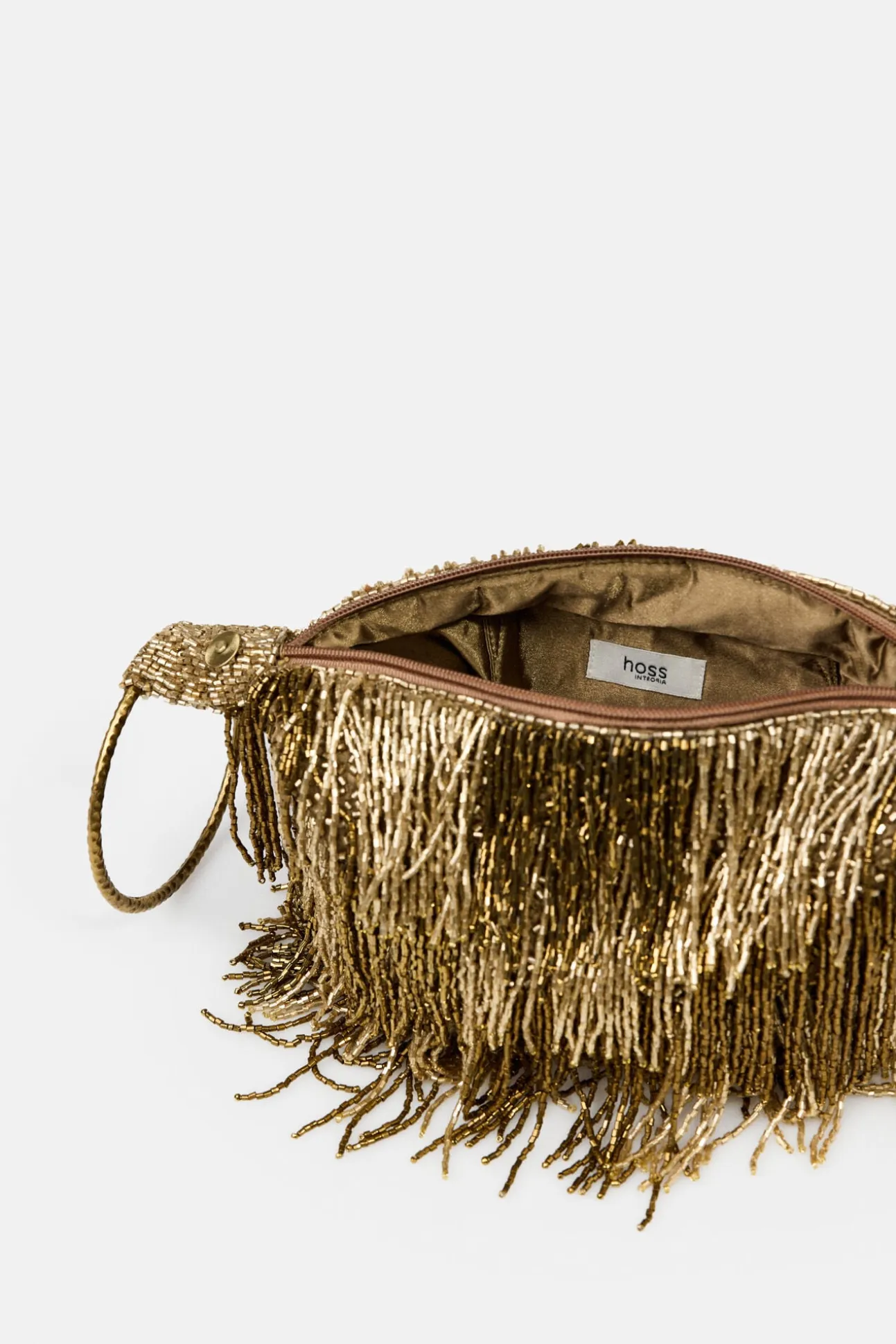 Natalia. Bolso con anillas y flecos