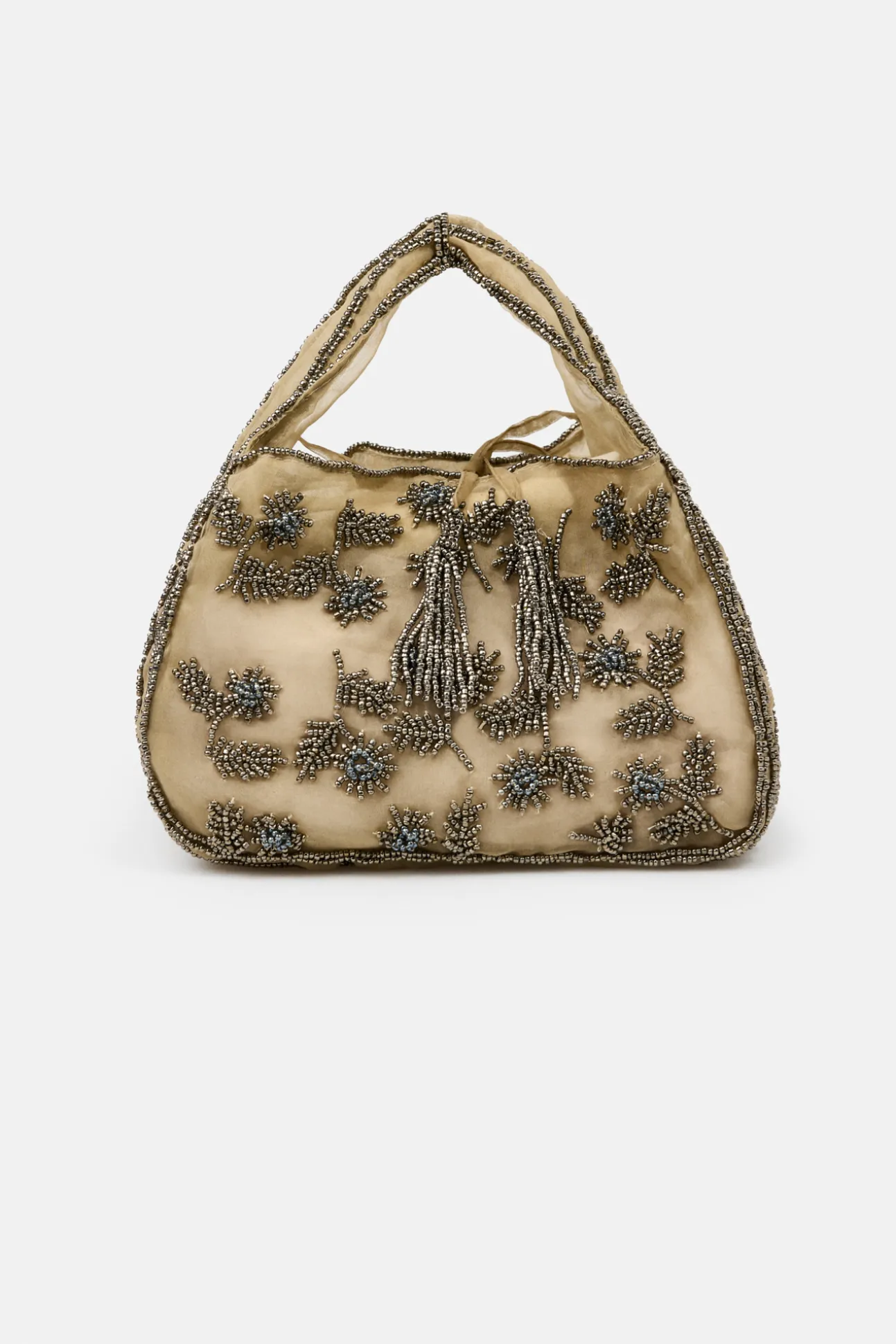 Nayara. Bolso de organza bordado