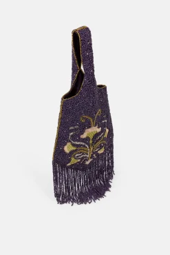 Nerea. Bolso Bordado con flecos
