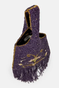 Nerea. Bolso Bordado con flecos