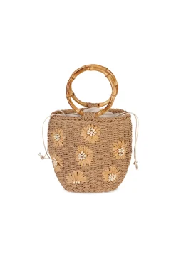 Norma. Bolso de rafia bordado