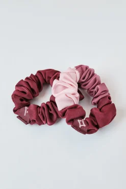 Pack 3 gomas de pelo rosa