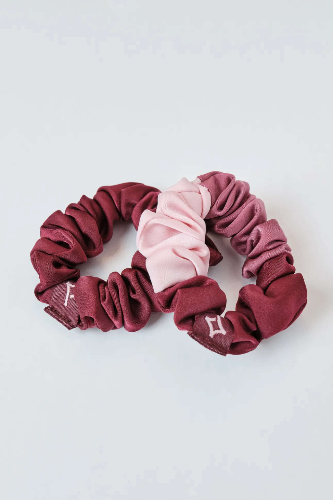 Pack 3 gomas de pelo rosa