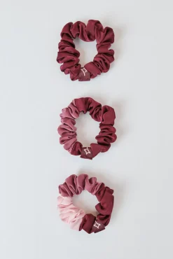 Pack 3 gomas de pelo rosa