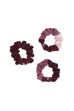 Pack 3 gomas de pelo rosa