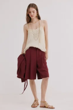 Paisley. Bermudas fluídas