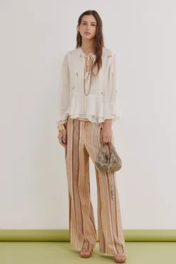 Palmina. Pantalón de rayas
