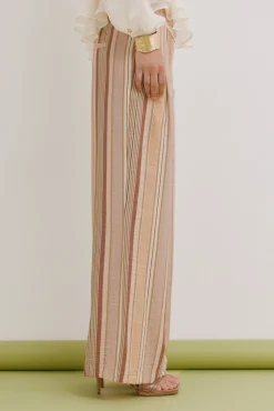 Palmina. Pantalón de rayas