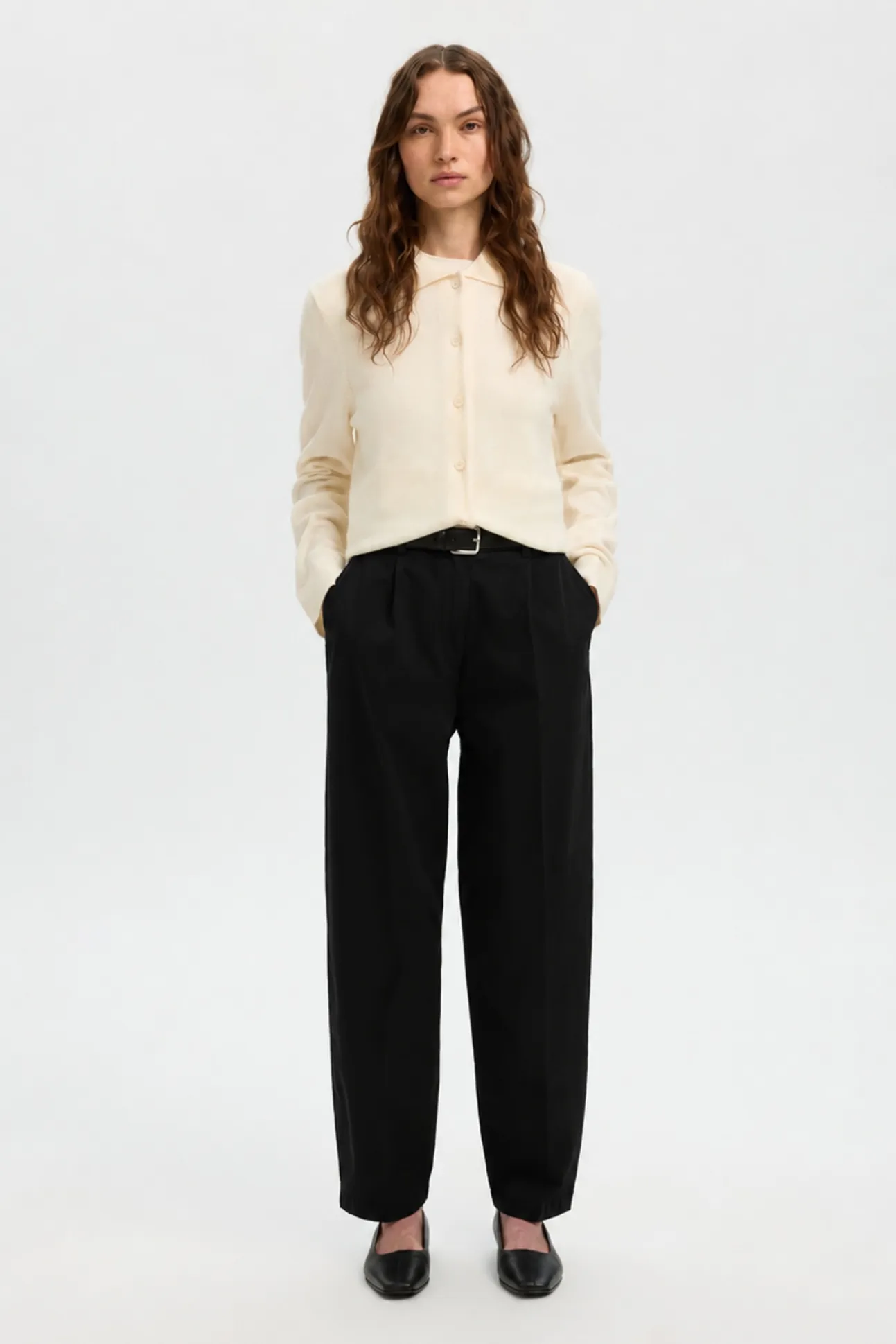 Pantalón barrel algodón orgánico