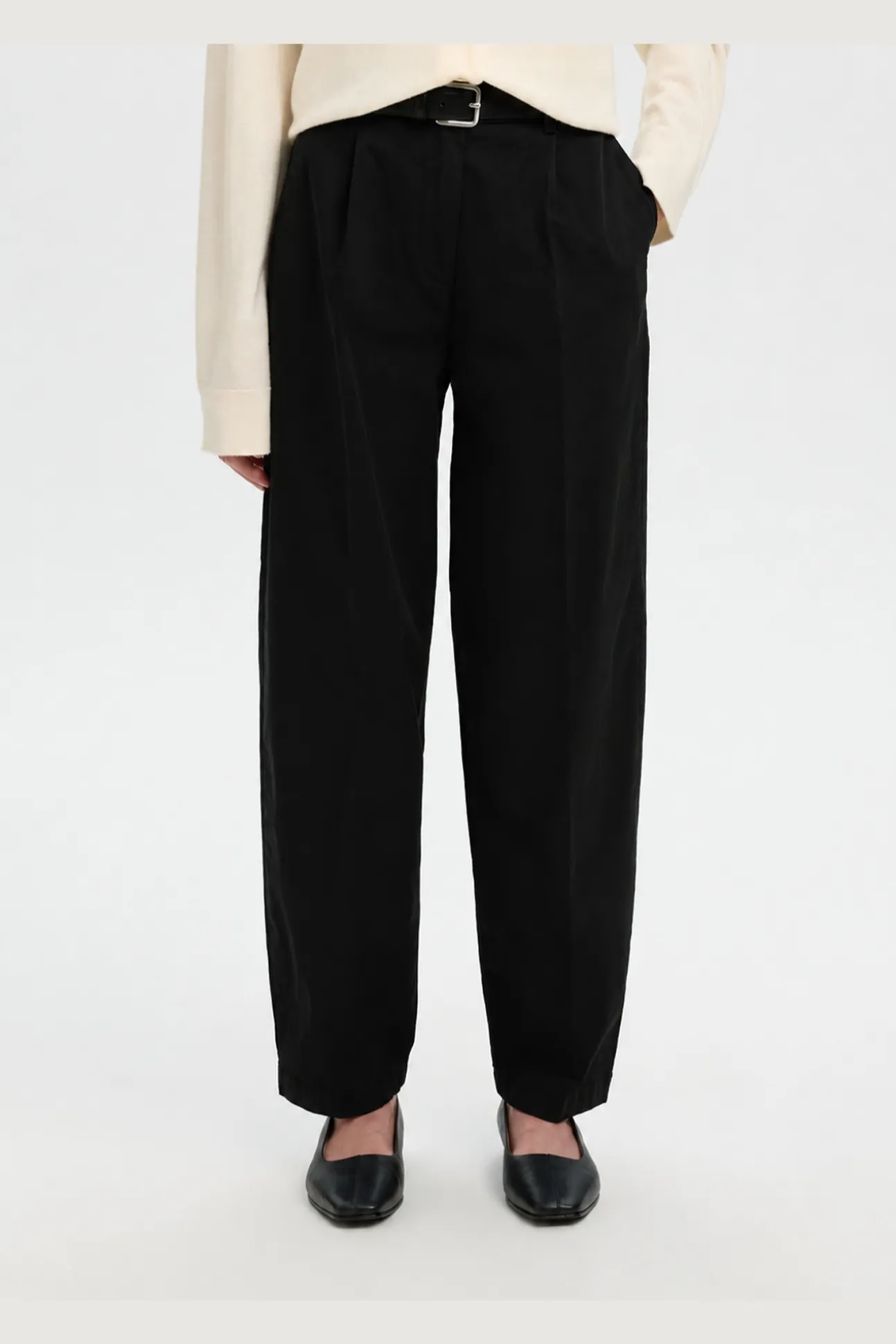 Pantalón barrel algodón orgánico