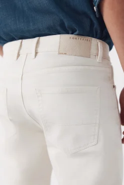 Pantalón 5 bolsillos color regular fit