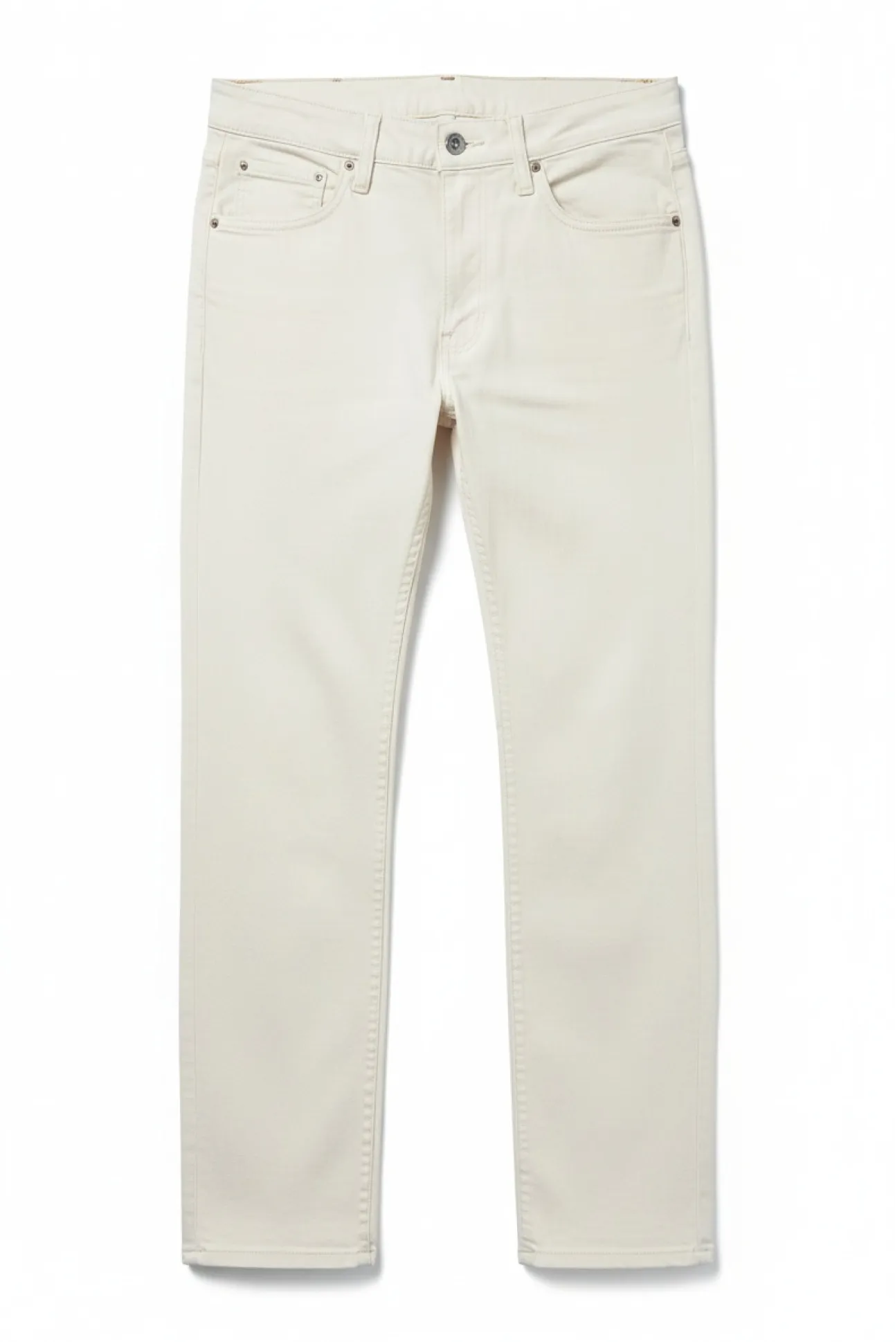 Pantalón 5 bolsillos color regular fit